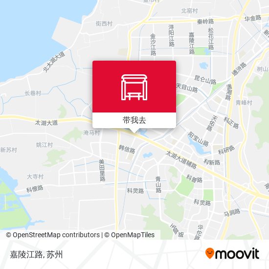 嘉陵江路地图