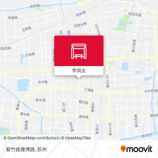 紫竹路雅博路地图