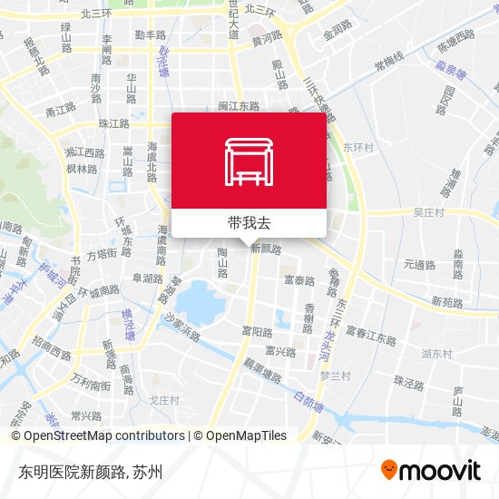 东明医院新颜路地图