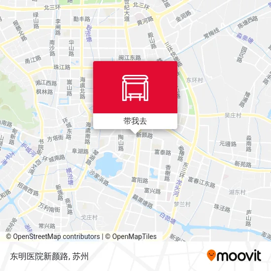 东明医院新颜路地图