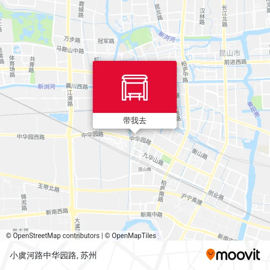 小虞河路中华园路地图
