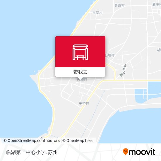 临湖第一中心小学地图