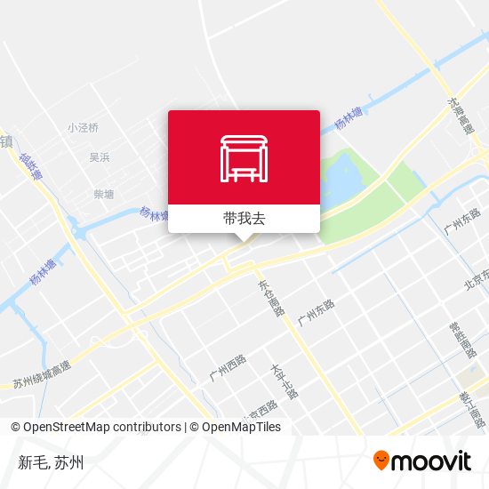 新毛地图