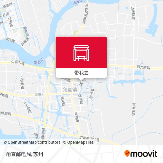 甪直邮电局地图