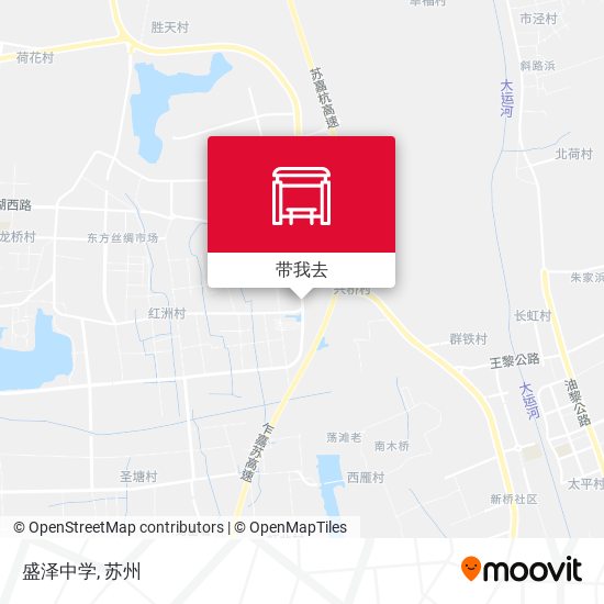 盛泽中学地图