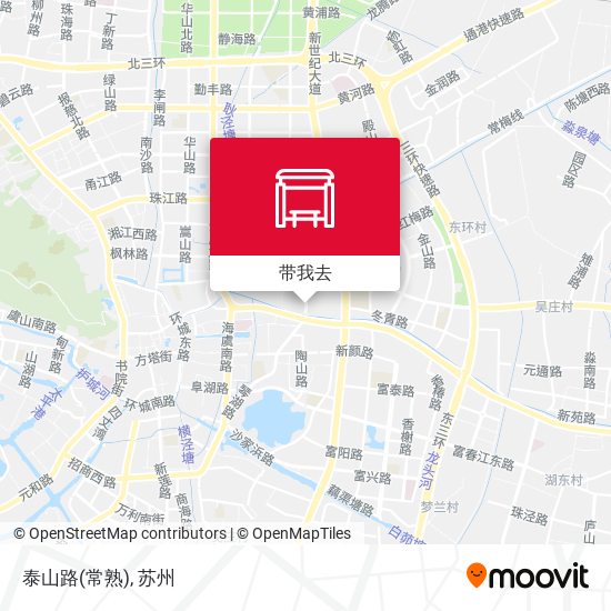 泰山路(常熟)地图