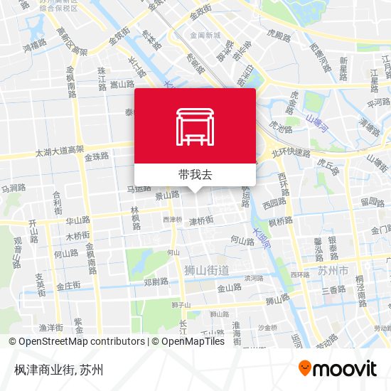 枫津商业街地图