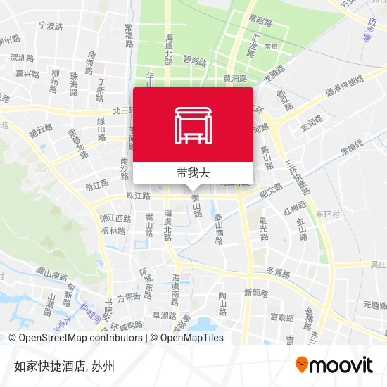 如家快捷酒店地图