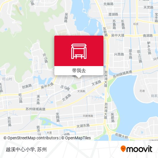 越溪中心小学地图