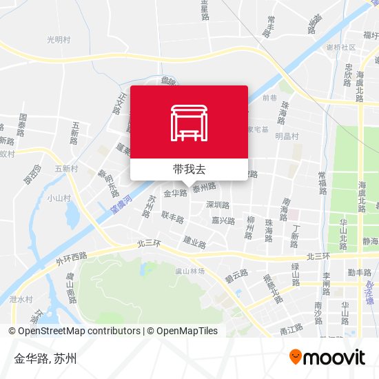 金华路地图