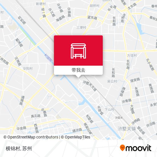 横锦村地图