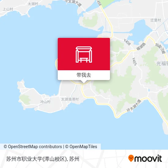 苏州市职业大学(潭山校区)地图