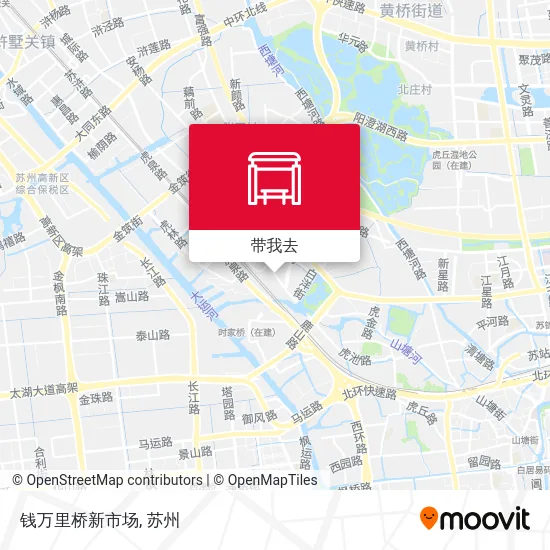 钱万里桥新市场地图