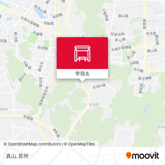 真山地图