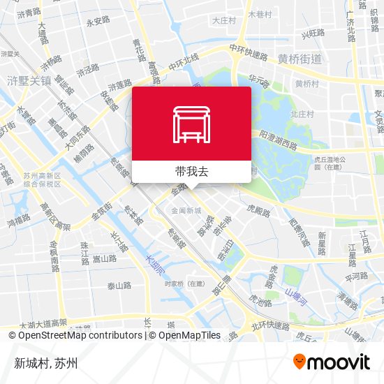 新城村地图