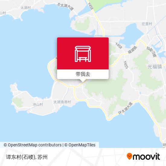 谭东村(石嵝)地图