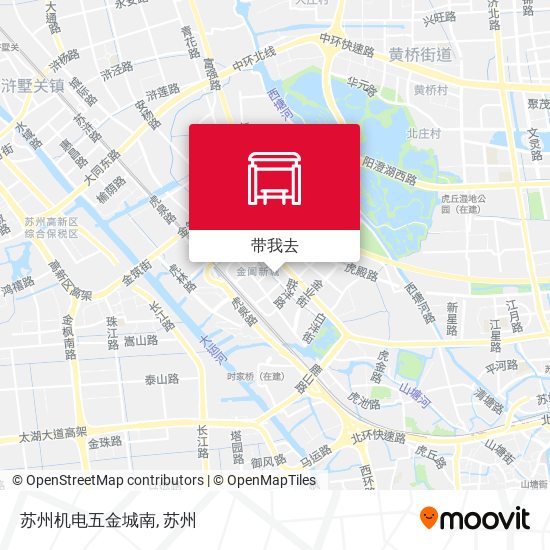 苏州机电五金城南地图