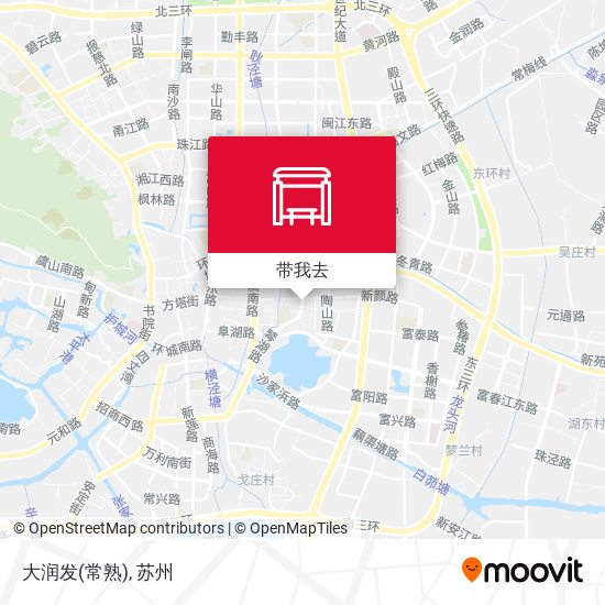 大润发(常熟)地图