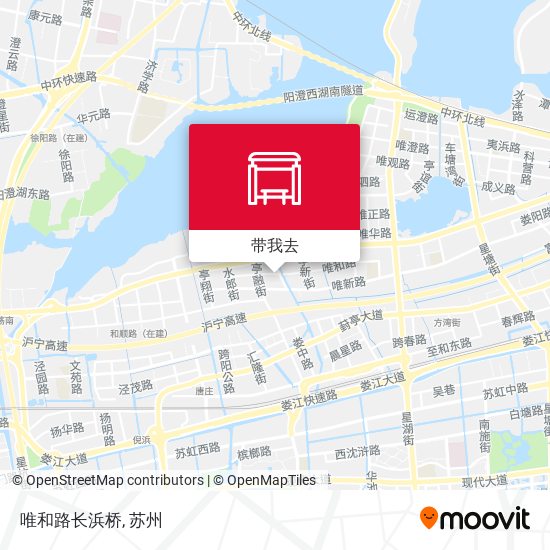 唯和路长浜桥地图