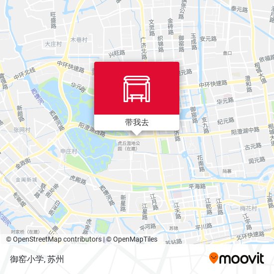 御窑小学地图