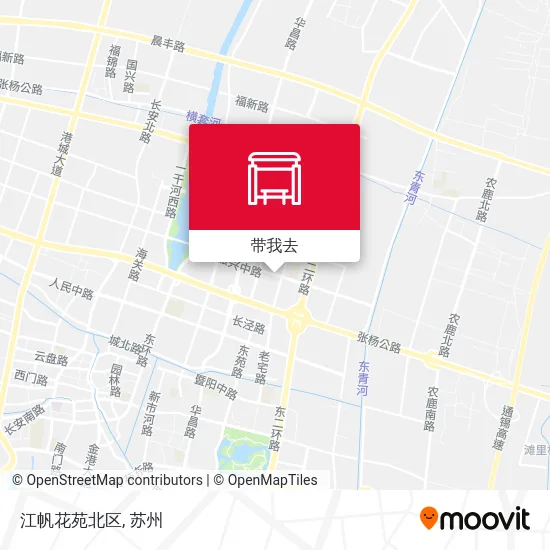 江帆花苑北区地图