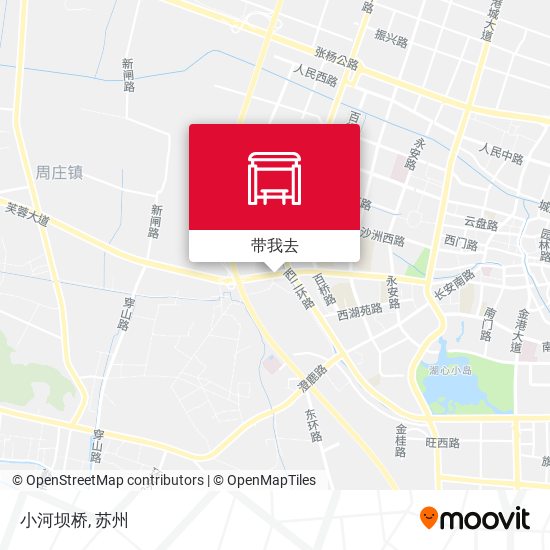 小河坝桥地图