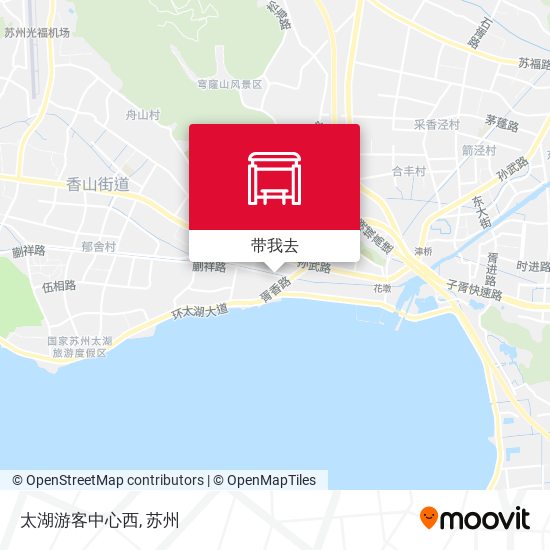 太湖游客中心西地图