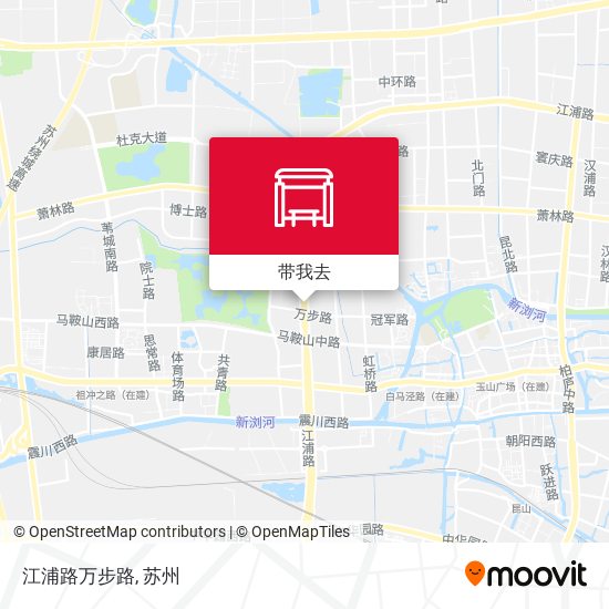 江浦路万步路地图