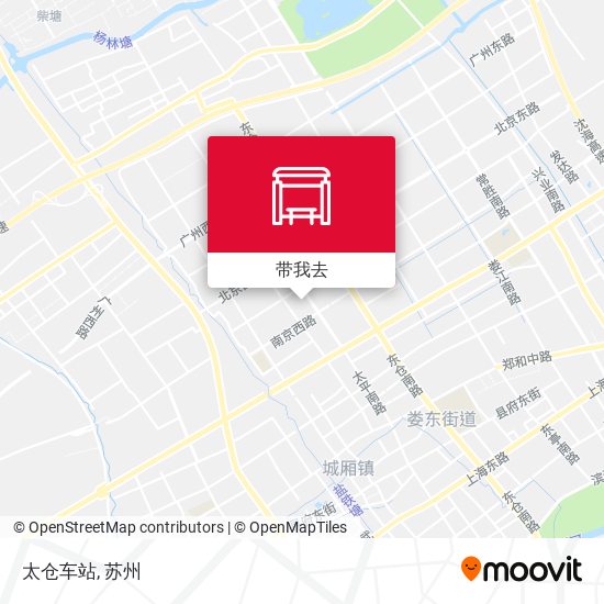 太仓车站地图