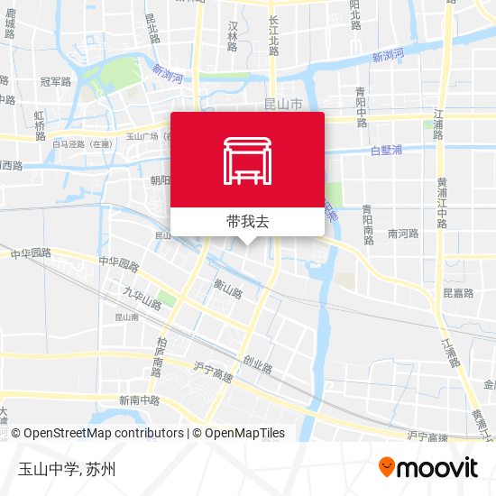 玉山中学地图