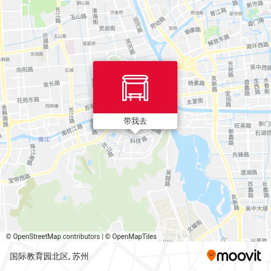 国际教育园北区地图