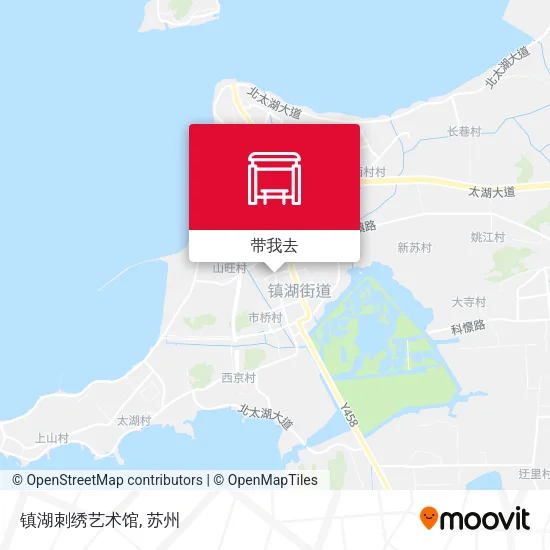 镇湖刺绣艺术馆地图