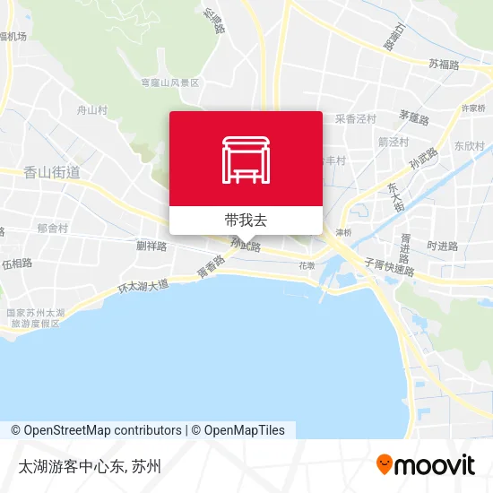 太湖游客中心东地图