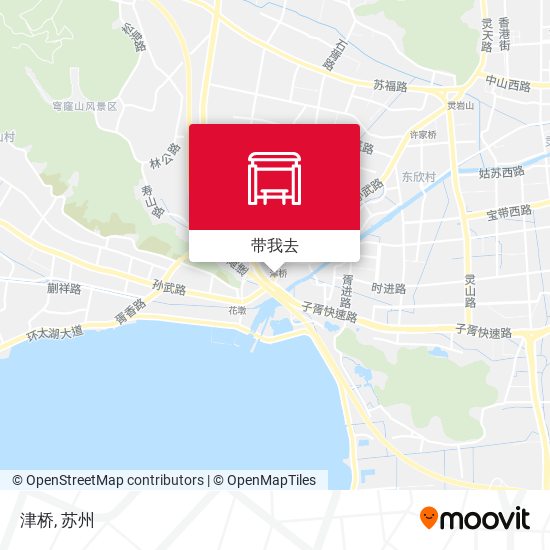 津桥地图