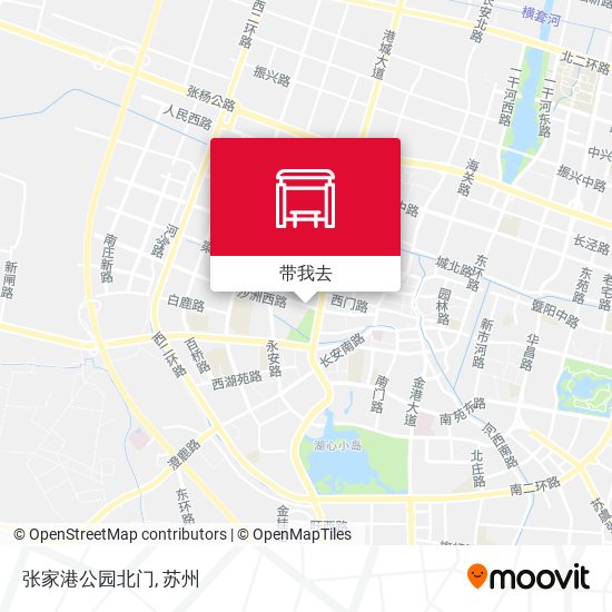 张家港公园北门地图