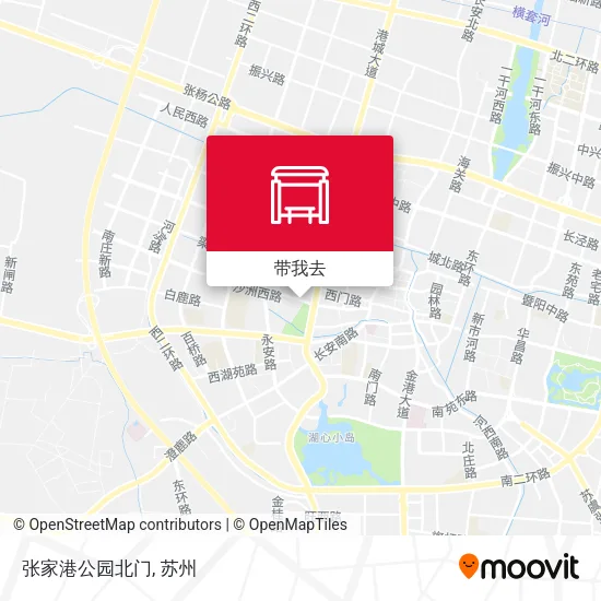 张家港公园北门地图