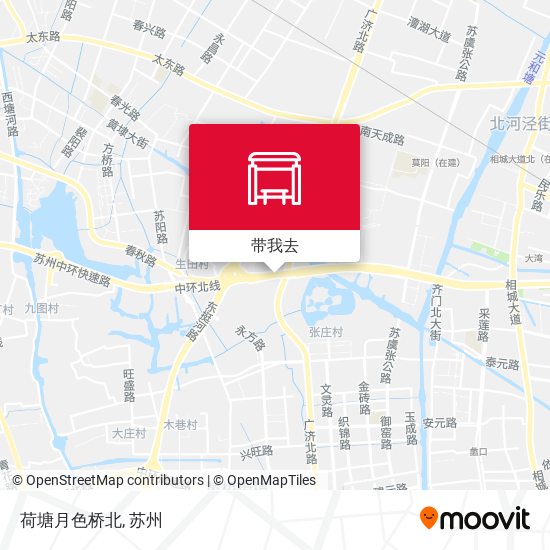 荷塘月色桥北地图