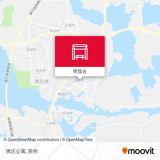 周庄公寓地图