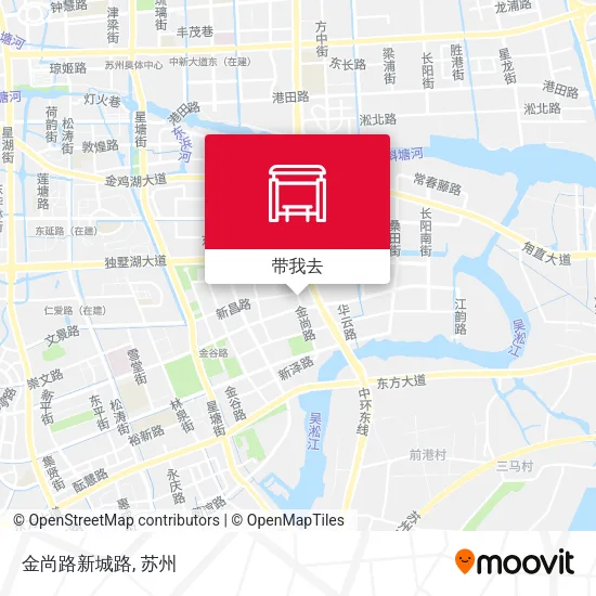 金尚路新城路地图