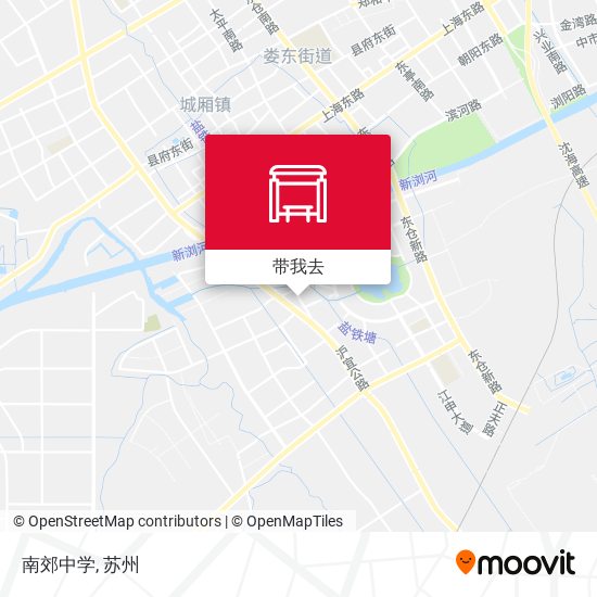 南郊中学地图