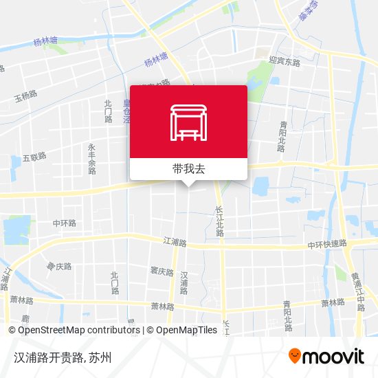 汉浦路开贵路地图