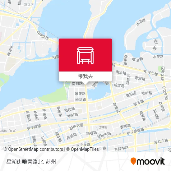 星湖街唯青路北地图