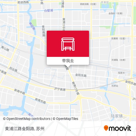 黄浦江路金阳路地图