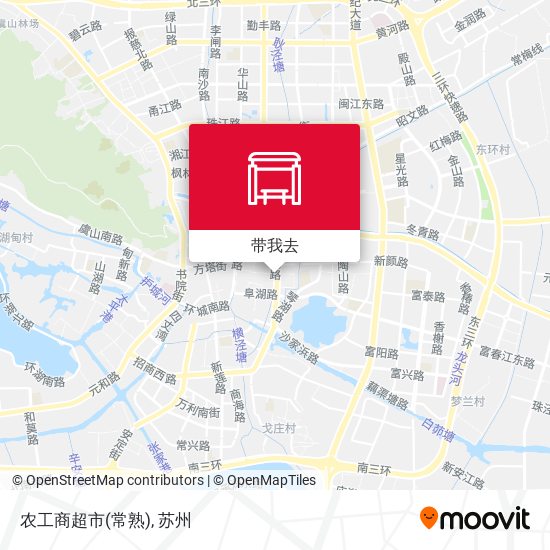 农工商超市(常熟)地图