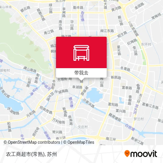 农工商超市(常熟)地图