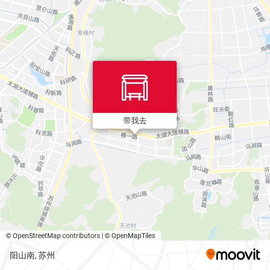 阳山南地图