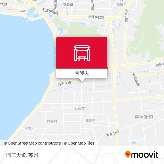 浦庄大道地图