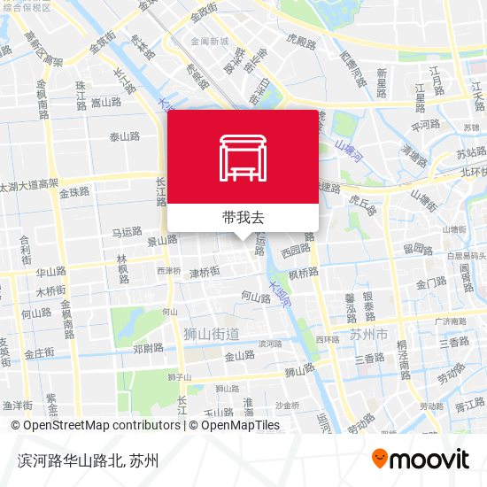 滨河路华山路北地图