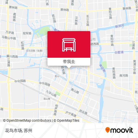 花鸟市场地图