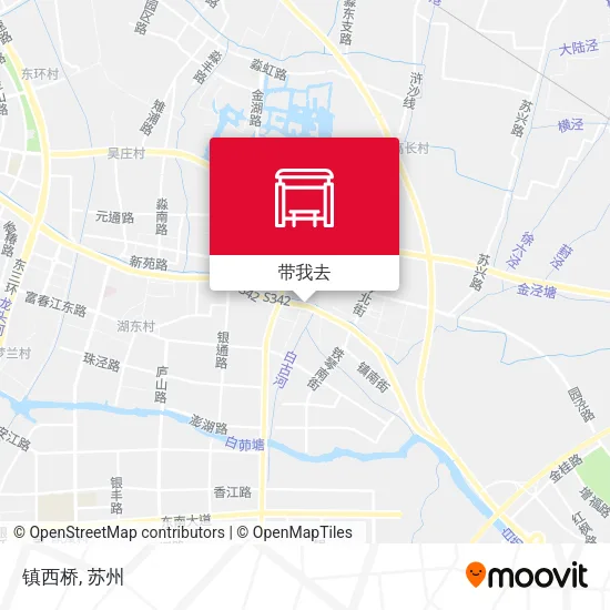 镇西桥地图